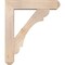 Ekena Millwork Olympic Craftsman Smooth Bracket w/ Offset Brace, Douglas Fir, 7 1/2"W x 34"D x 40"H BKT0806X34X40OLY04SDF - alternate 4